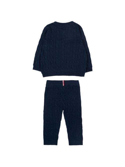 Completo bambino Tommy Hilfiger navy con pantalone top e cappello TOMMY HILFIGER KIDS | KN0KN02160C1G